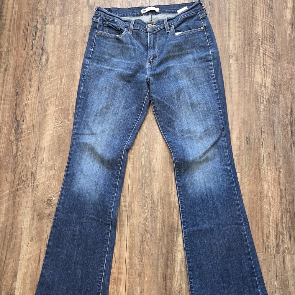 Levi's 515 Bootcut Medium Wash Blue Jeans Women's Size 13 - Picture 6 of 12